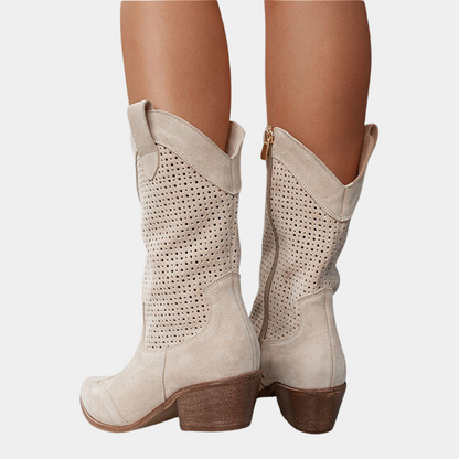 Women's Mid Shaft Side Zip Boots