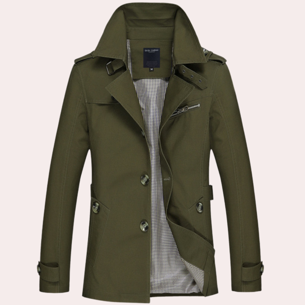 Lightweight Men's Summer Trench Coat