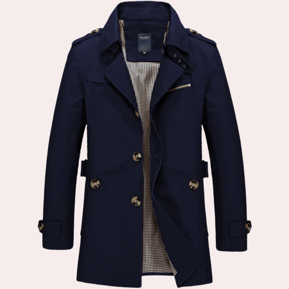 Lightweight Men's Summer Trench Coat
