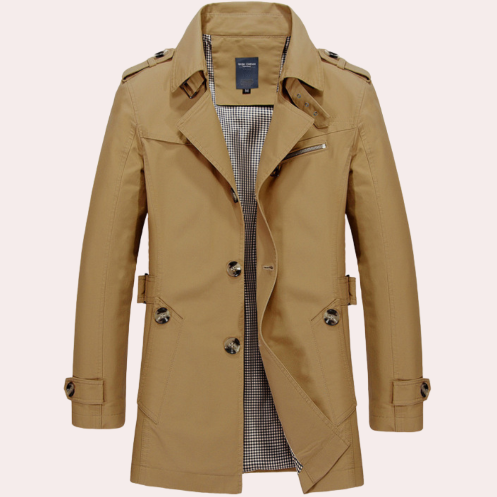 Lightweight Men's Summer Trench Coat