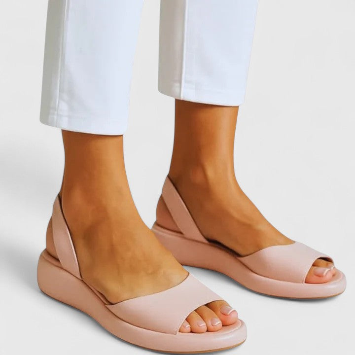 Women's Platform Wedge Sandals Open Toe Slingback