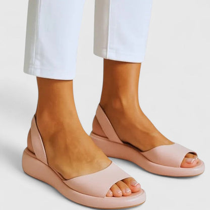 Women's Platform Wedge Sandals Open Toe Slingback