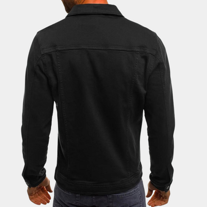 Men's Denim Jacket Casual Comfortable Blue