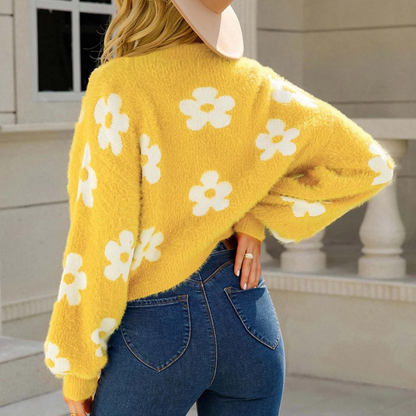 Women's Floral Sweater