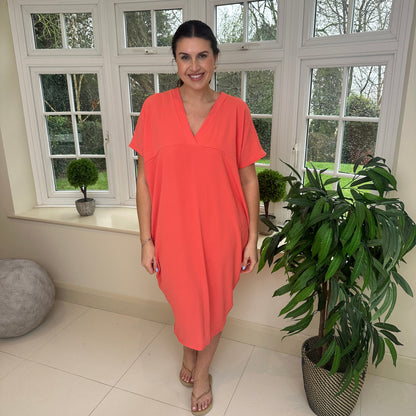 Chic V-neck Sundress for Women