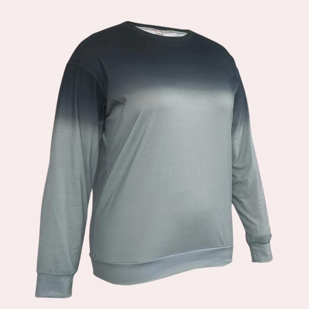 Women's Lightweight Breathable Sweatshirt Gradient Pattern