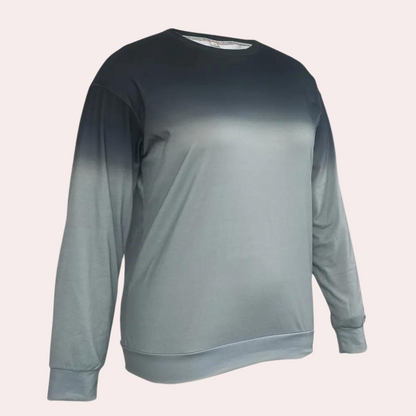 Women's Lightweight Breathable Sweatshirt Gradient Pattern