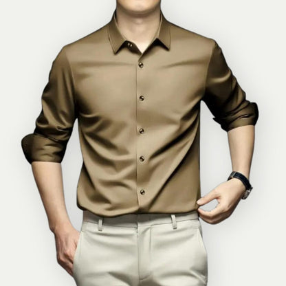 Wrinkle Dress Shirt Non Iron Cotton - VibreMode