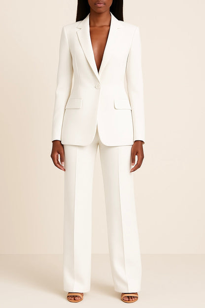 Classic Fit Women's Suit Pants Set