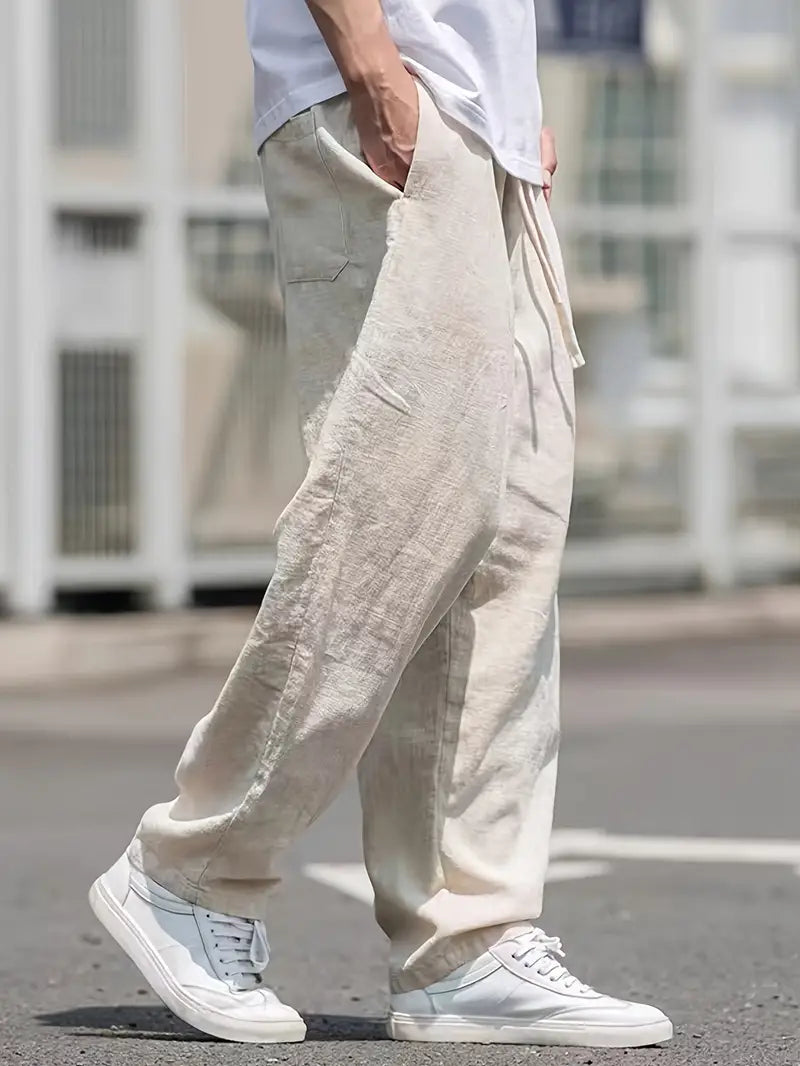 Men's Straight Fit Pull On Lounge Pants