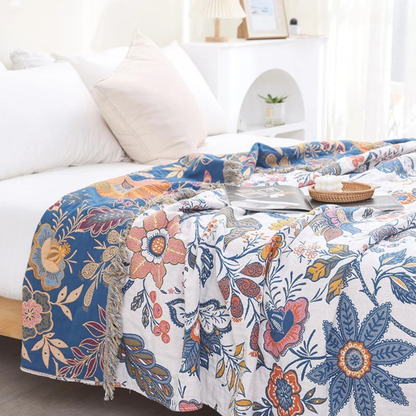 Floral Throw Blanket - VibreMode