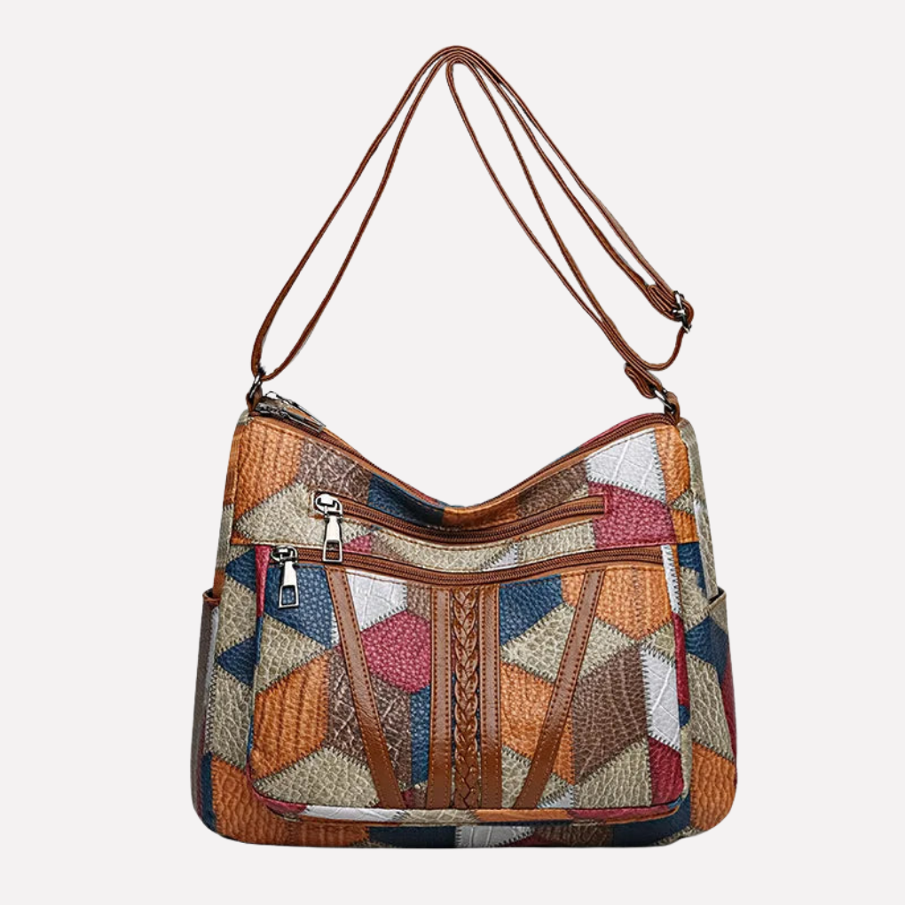 Women Patchwork Handbag - VibreMode