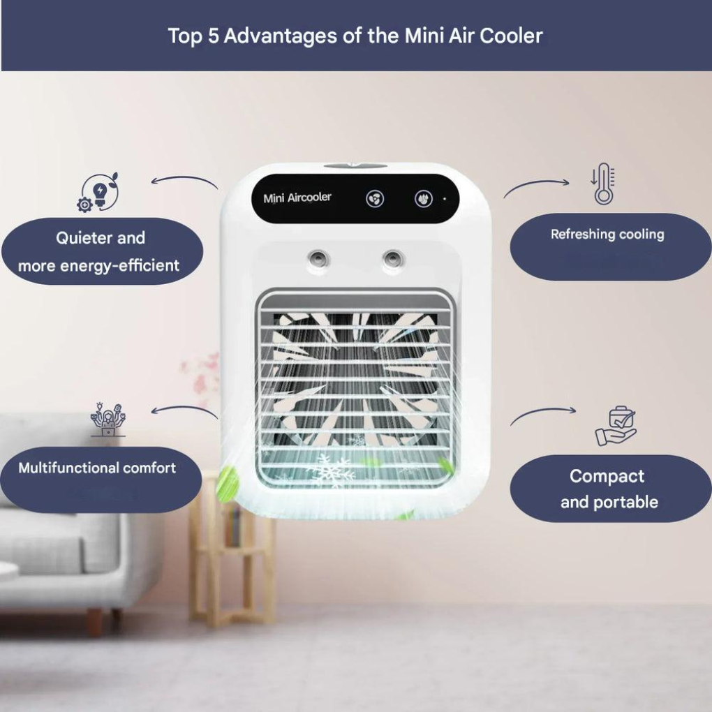 Portable Air Cooler And Aroma Diffuser - VibreMode