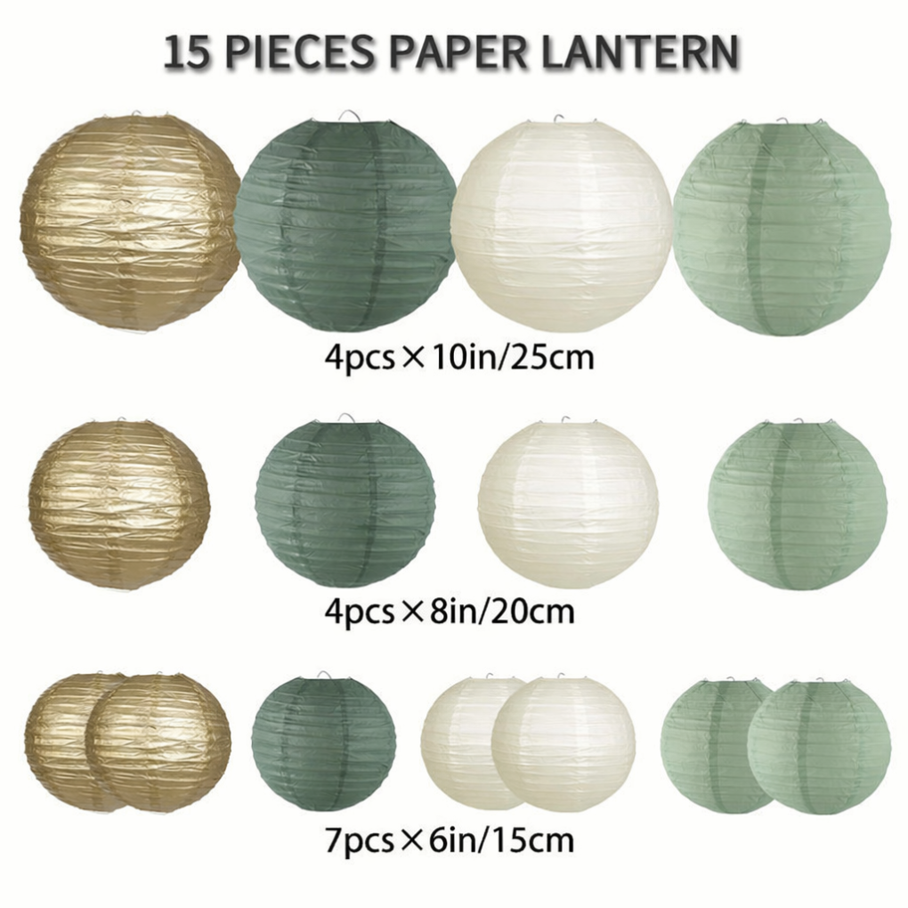 Paper Lanterns Round Decorative - VibreMode
