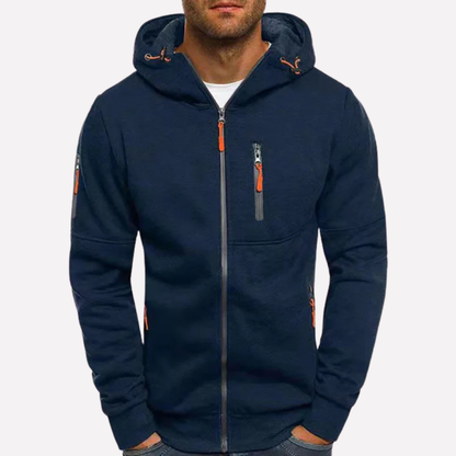 Hooded Sweatshirt Jacket