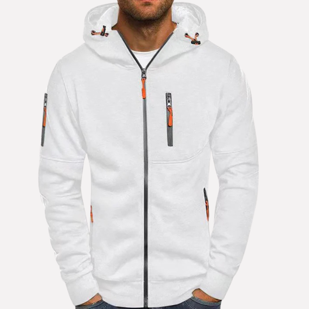 Hooded Sweatshirt Jacket