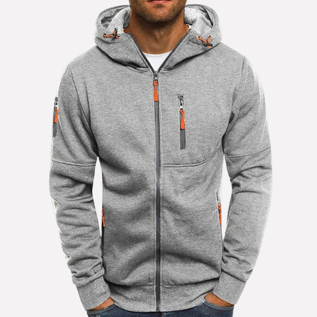 Hooded Sweatshirt Jacket
