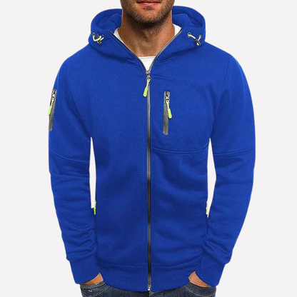 Hooded Sweatshirt Jacket
