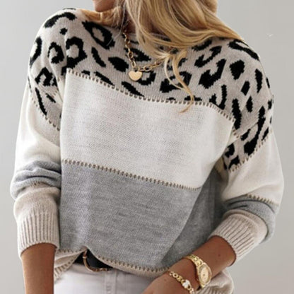 Fashionable Animal Pattern Women's Sweater
