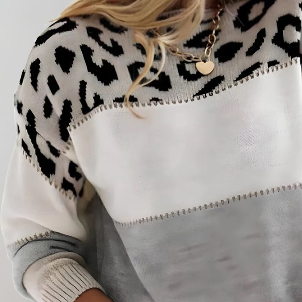 Fashionable Animal Pattern Women's Sweater