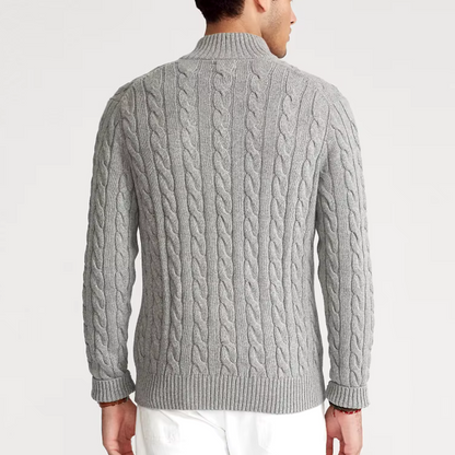 Men's Half Zip Sweater Classic Style