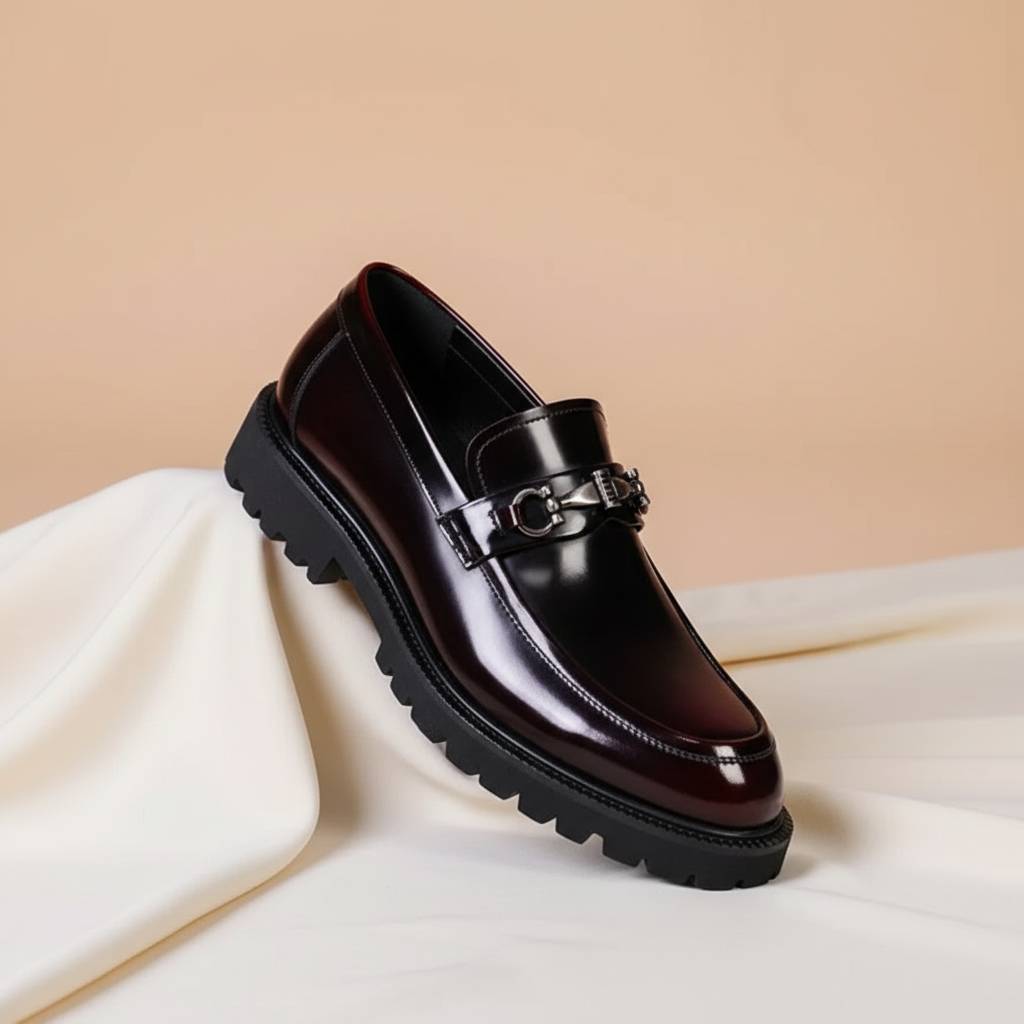 Men's Leather Loafers Valentino - VibreMode