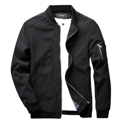 Men's Lightweight Zip-Up Jacket Practical Pocket