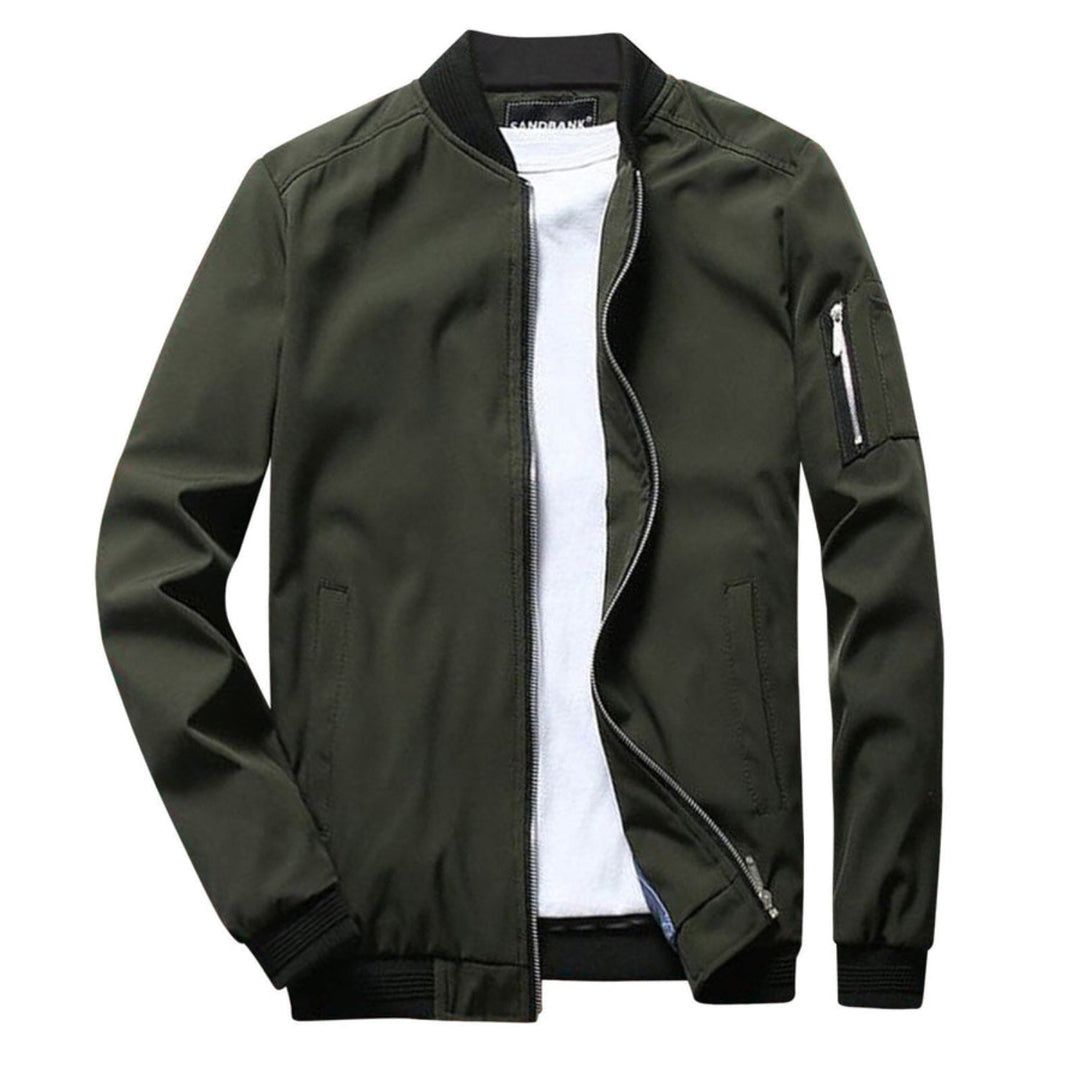Men's Lightweight Zip-Up Jacket Practical Pocket