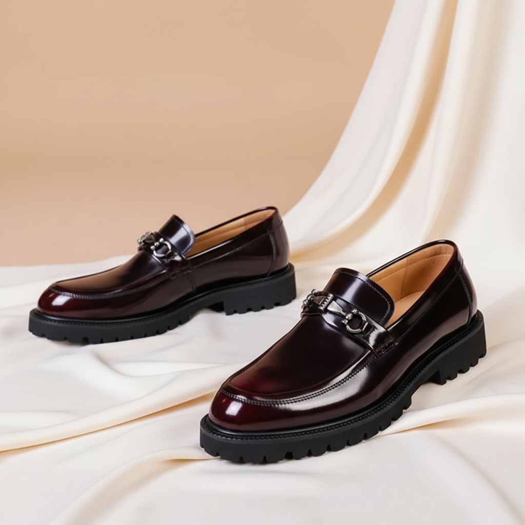 Men's Leather Loafers Valentino