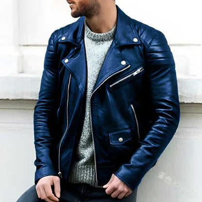 Genuine Leather Biker Jacket
