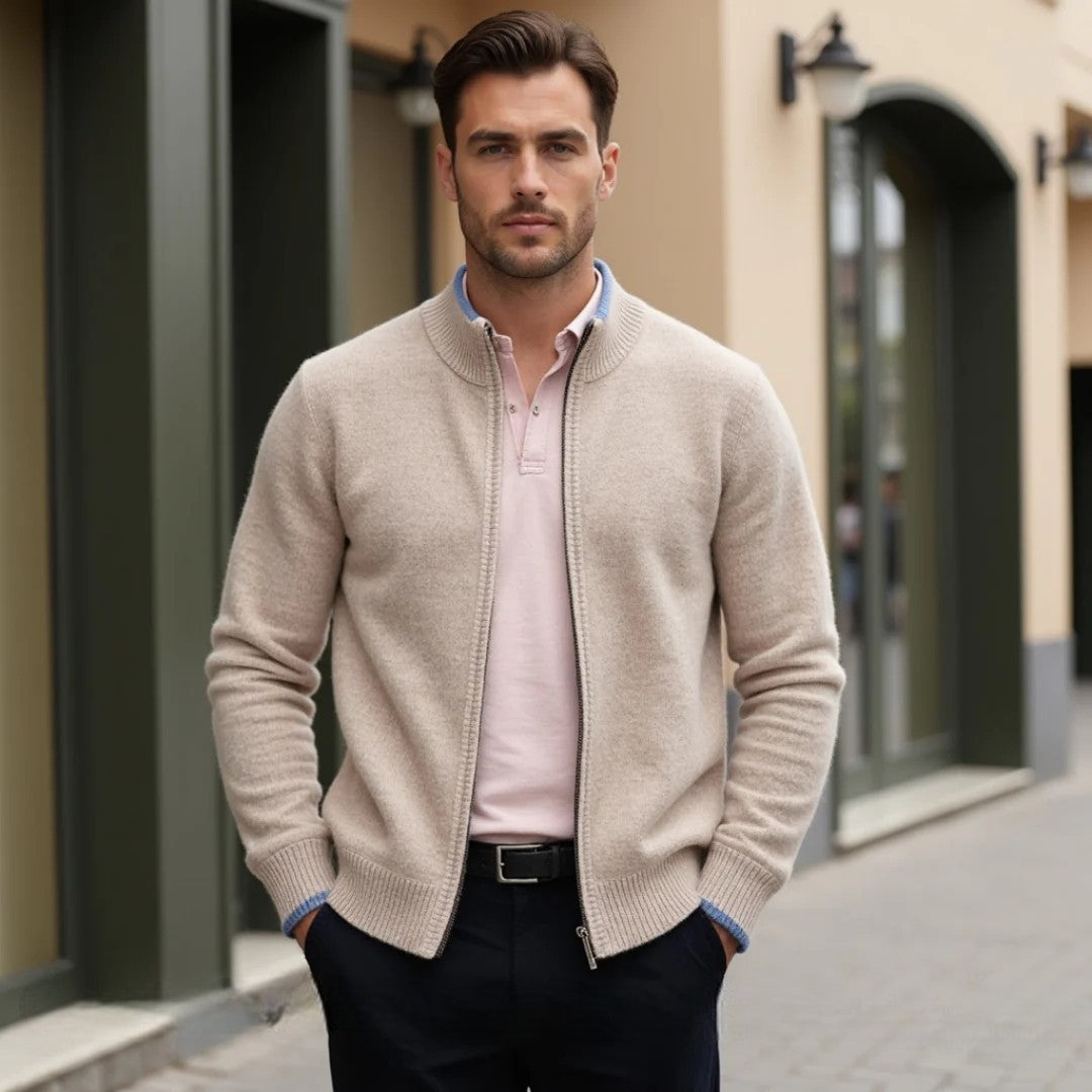 Men's Wool Cardigan - VibreMode