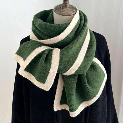 Women's Oversized Striped Scarf Cozy - VibreMode