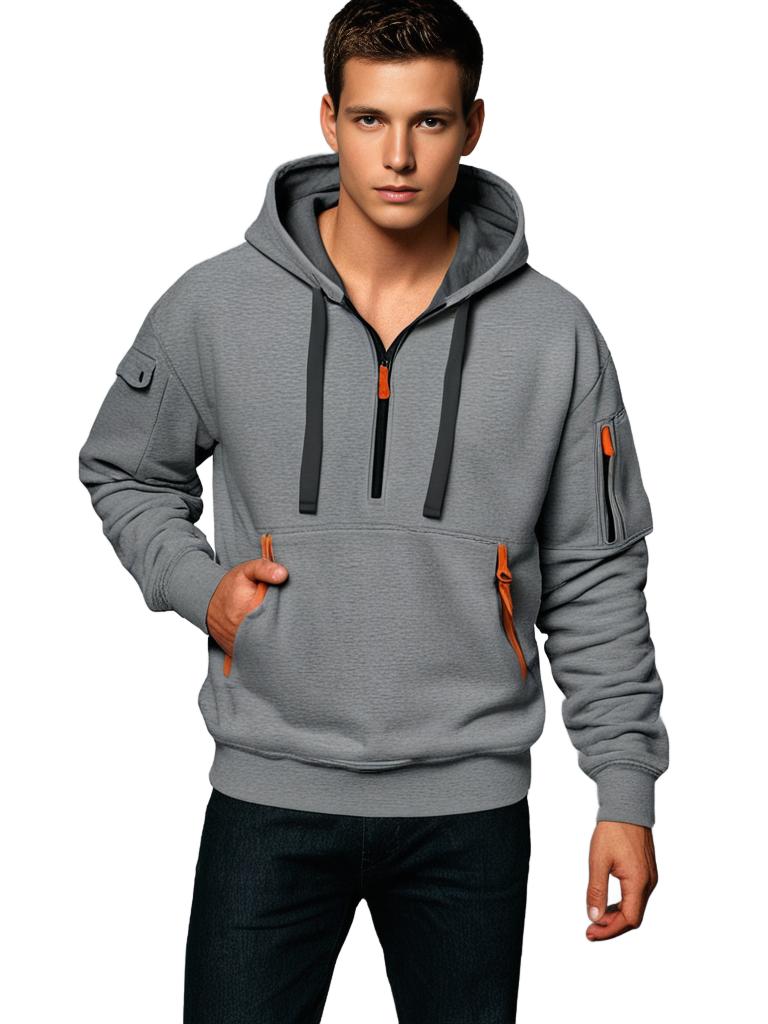 Men's Summer Hoodie Comfortable Cotton