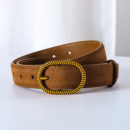 Soft Leather Waist Belt
