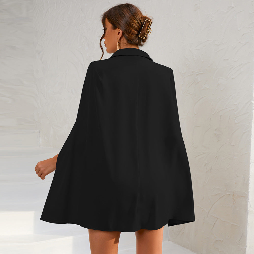 Ladies Classic Coat Dress with Waist Belt