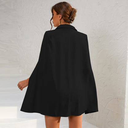 Ladies Classic Coat Dress with Waist Belt