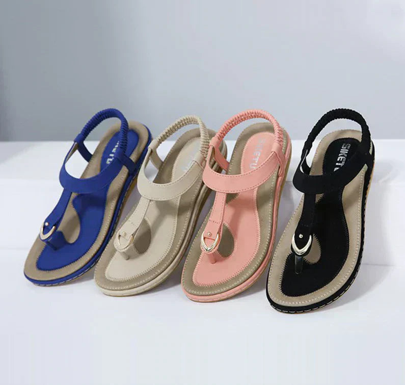 Women's Orthopedic Flat Sandals Arch Support - VibreMode
