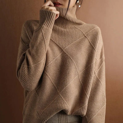 Women's Cashmere Round Neck Jersey