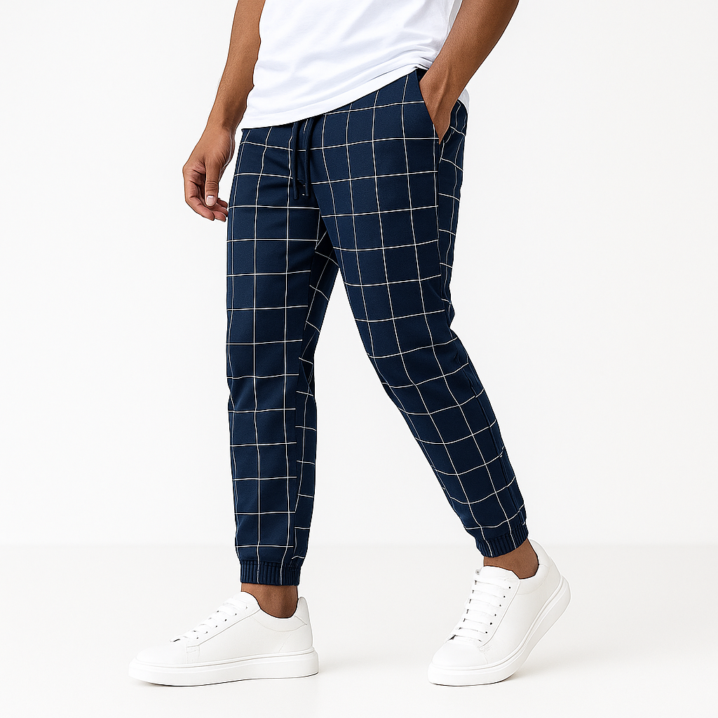 Urban Men's Gridline Pants - VibreMode