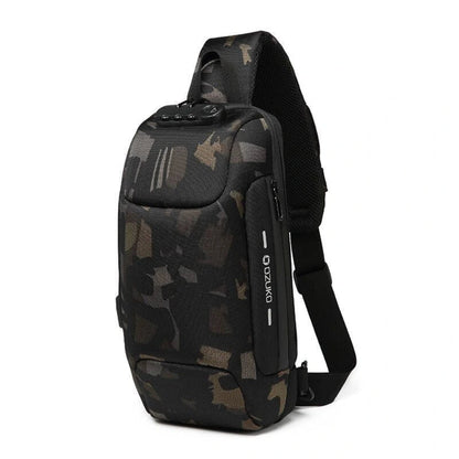Travel Crossbody Bag Anti-Theft USB Port