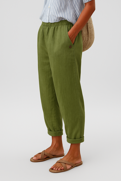 Wanda | Fashionable Trousers With Slant Pockets