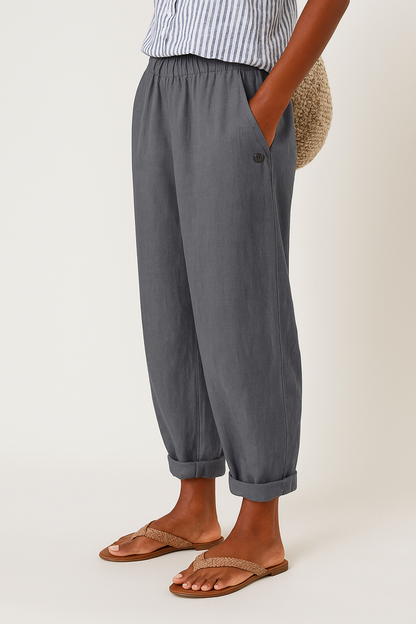 Wanda | Fashionable Trousers With Slant Pockets