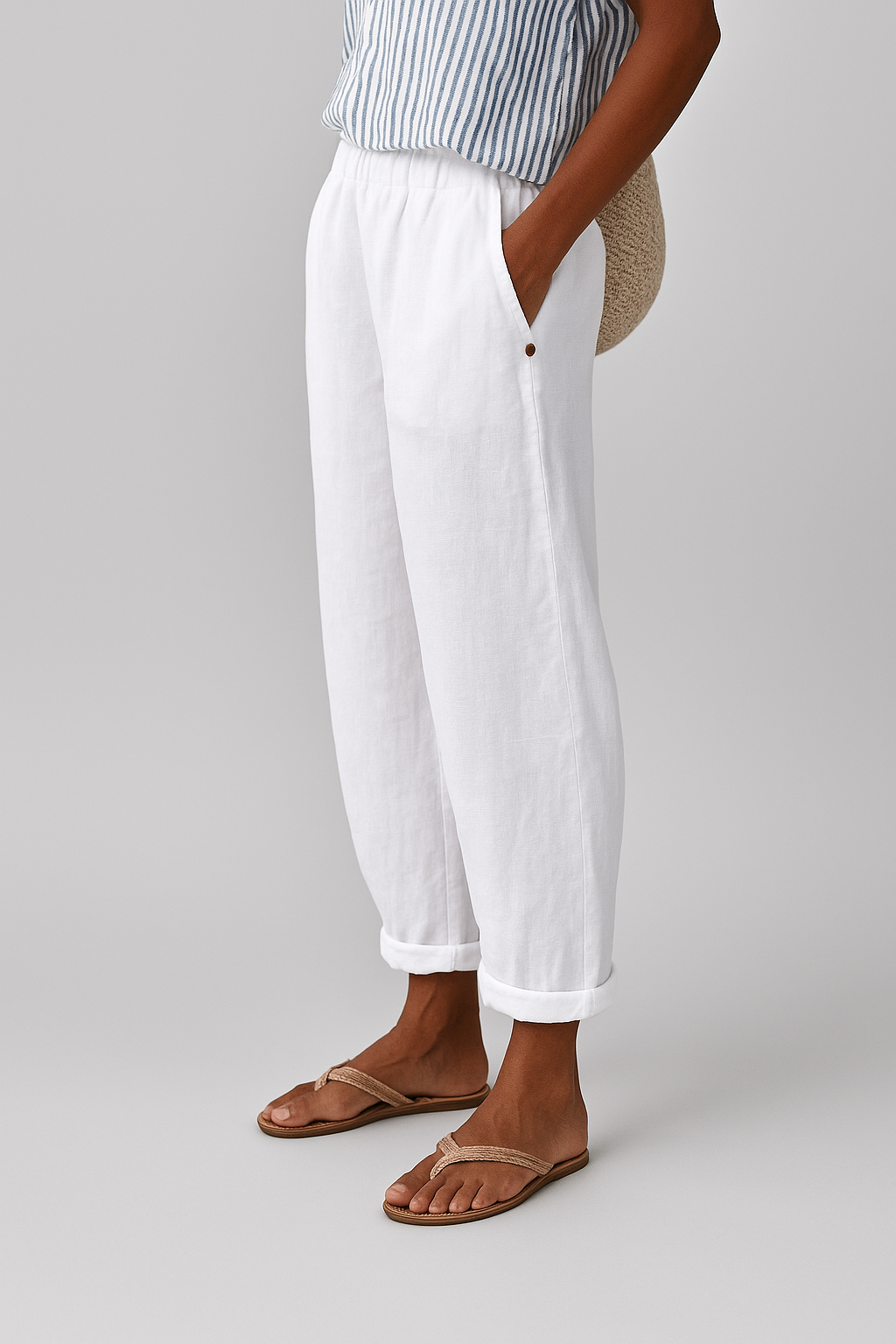Wanda | Fashionable Trousers With Slant Pockets
