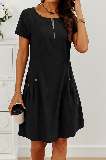 Women's Casual Button Front Sundress