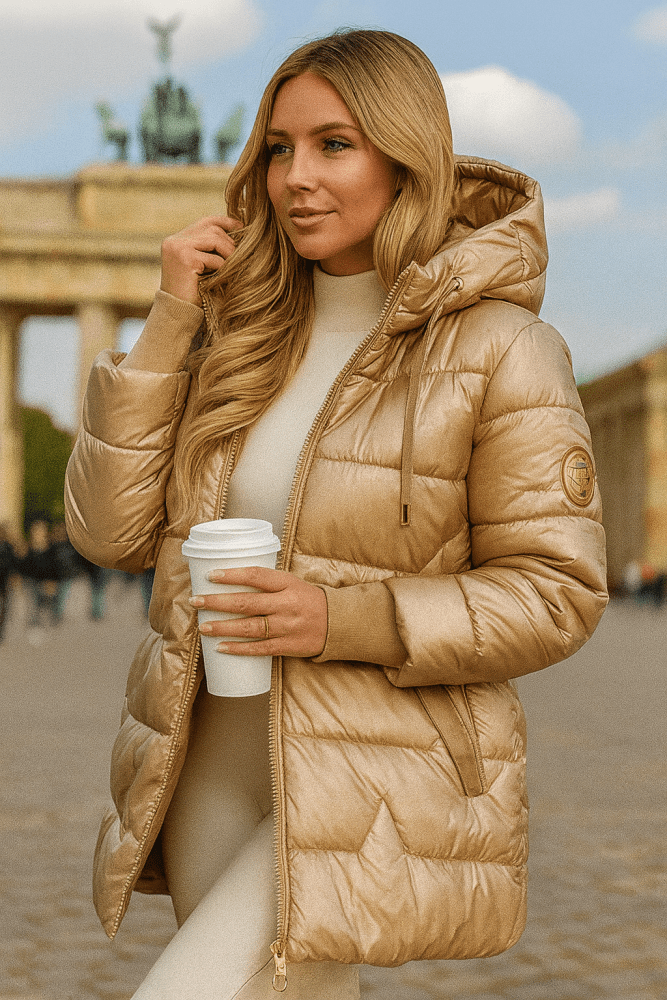 Chic Black Parka Coat