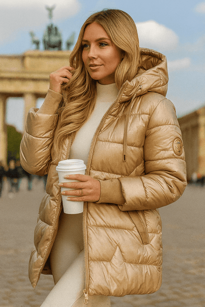 Chic Black Parka Coat