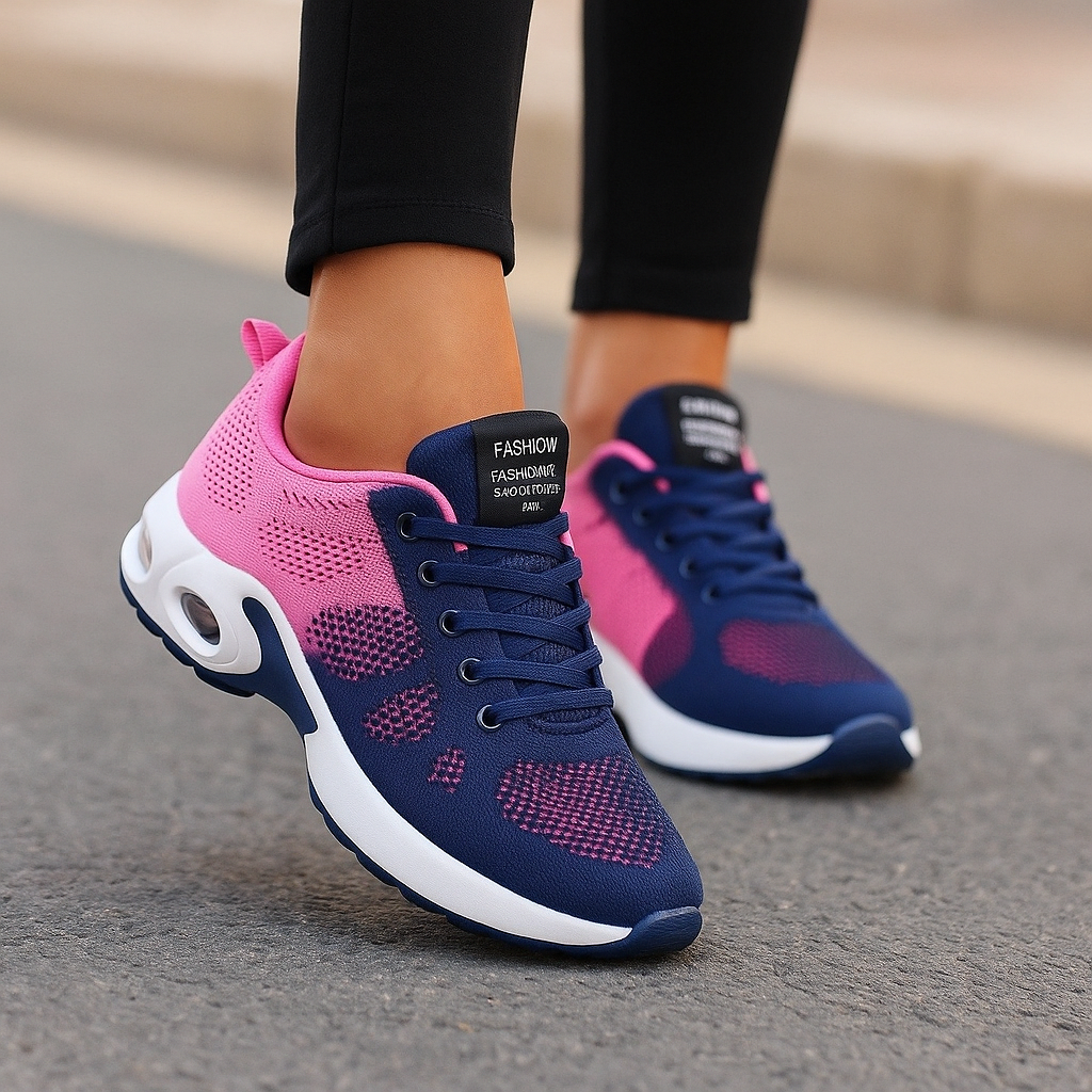 Women's Breathable Mesh Running Shoes Purple
