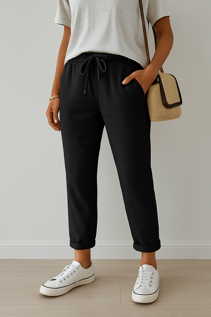 Linen Blend Weekender Pants Breathable
