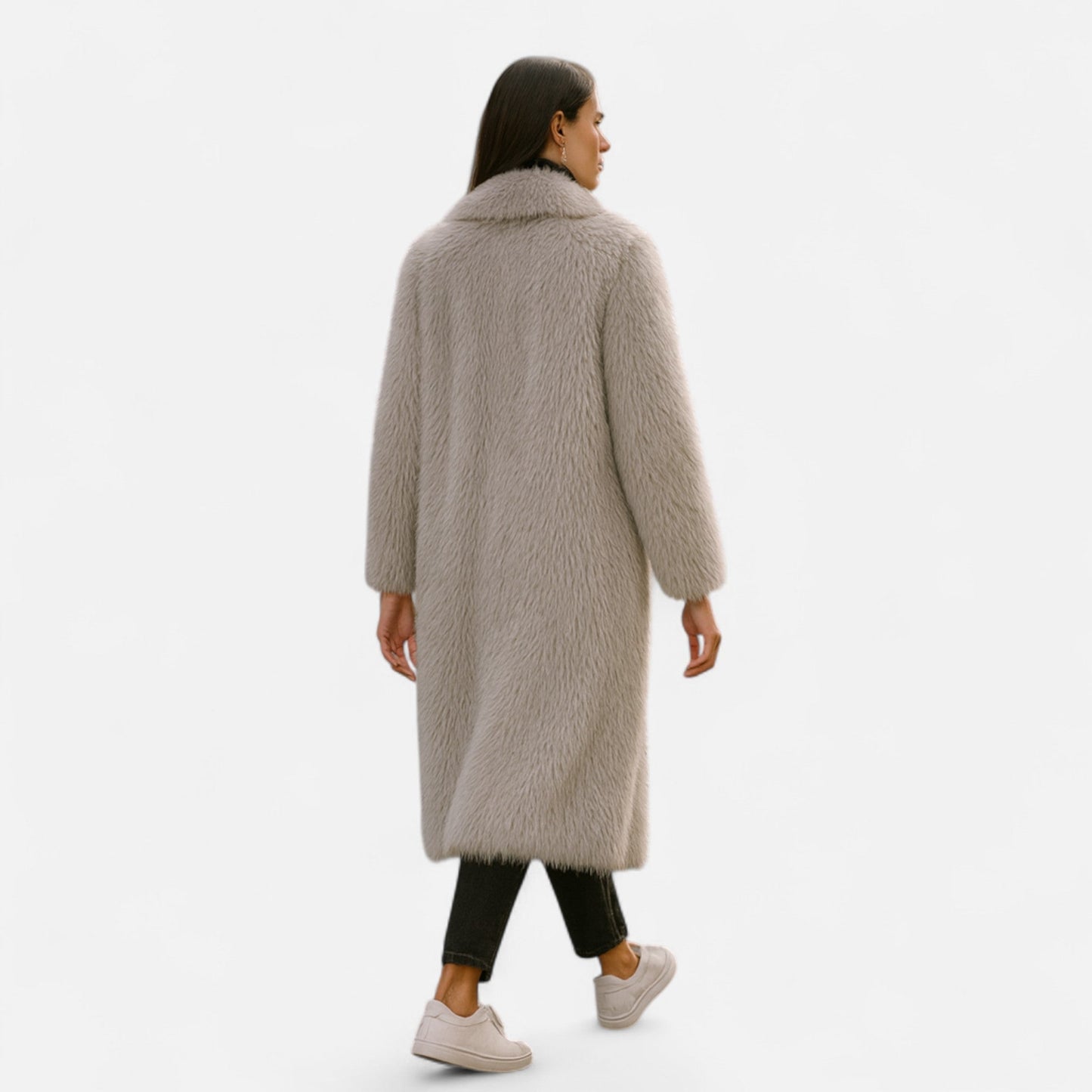 Warm Women's Faux Fur Winter Parka Coat