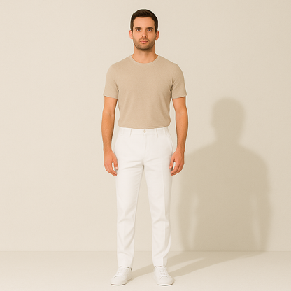 Men's Classic Chino Pants White